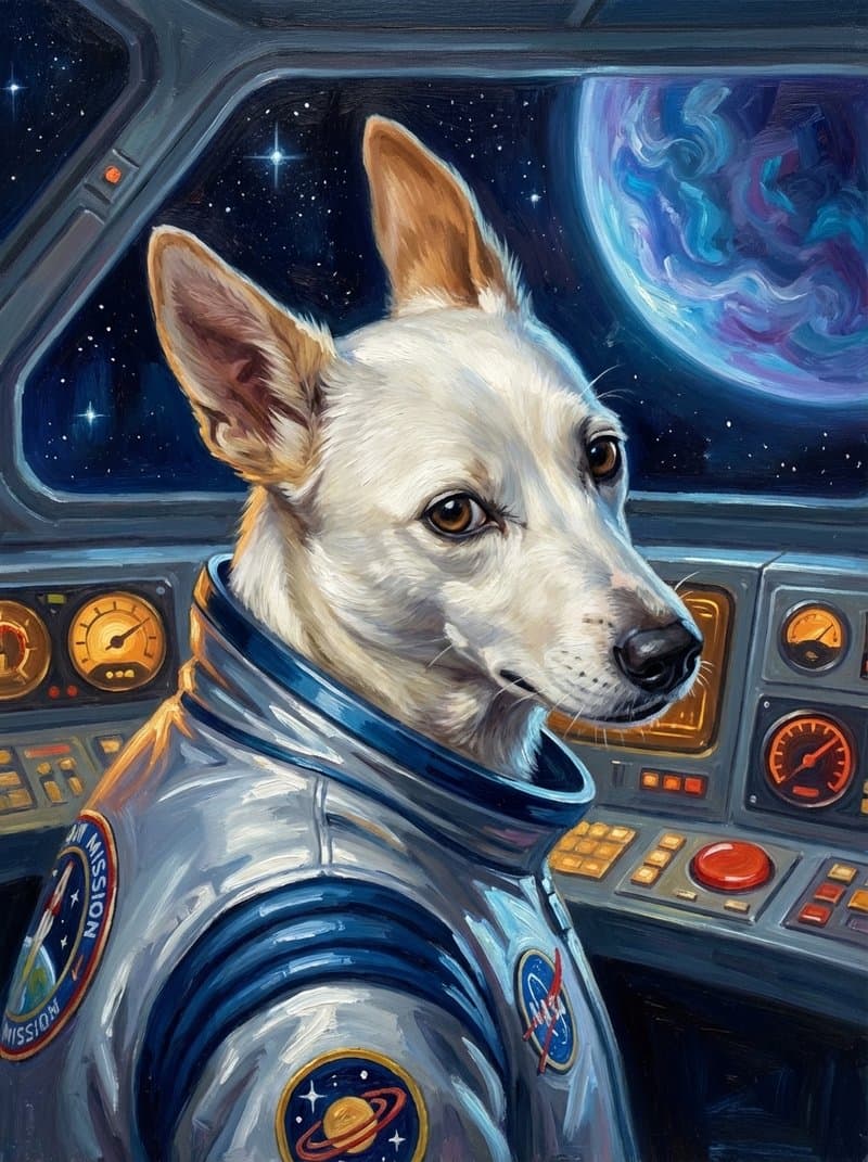 Rymdkapten portrait