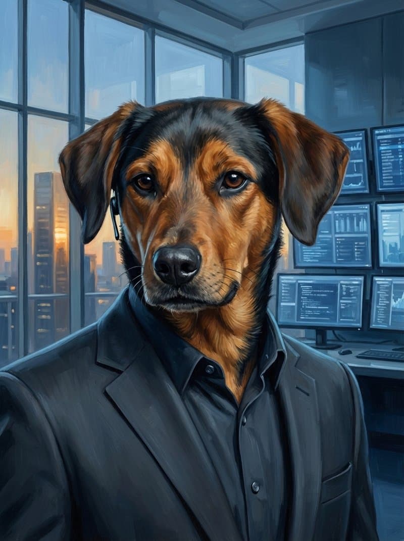 Underrättelseagent portrait style