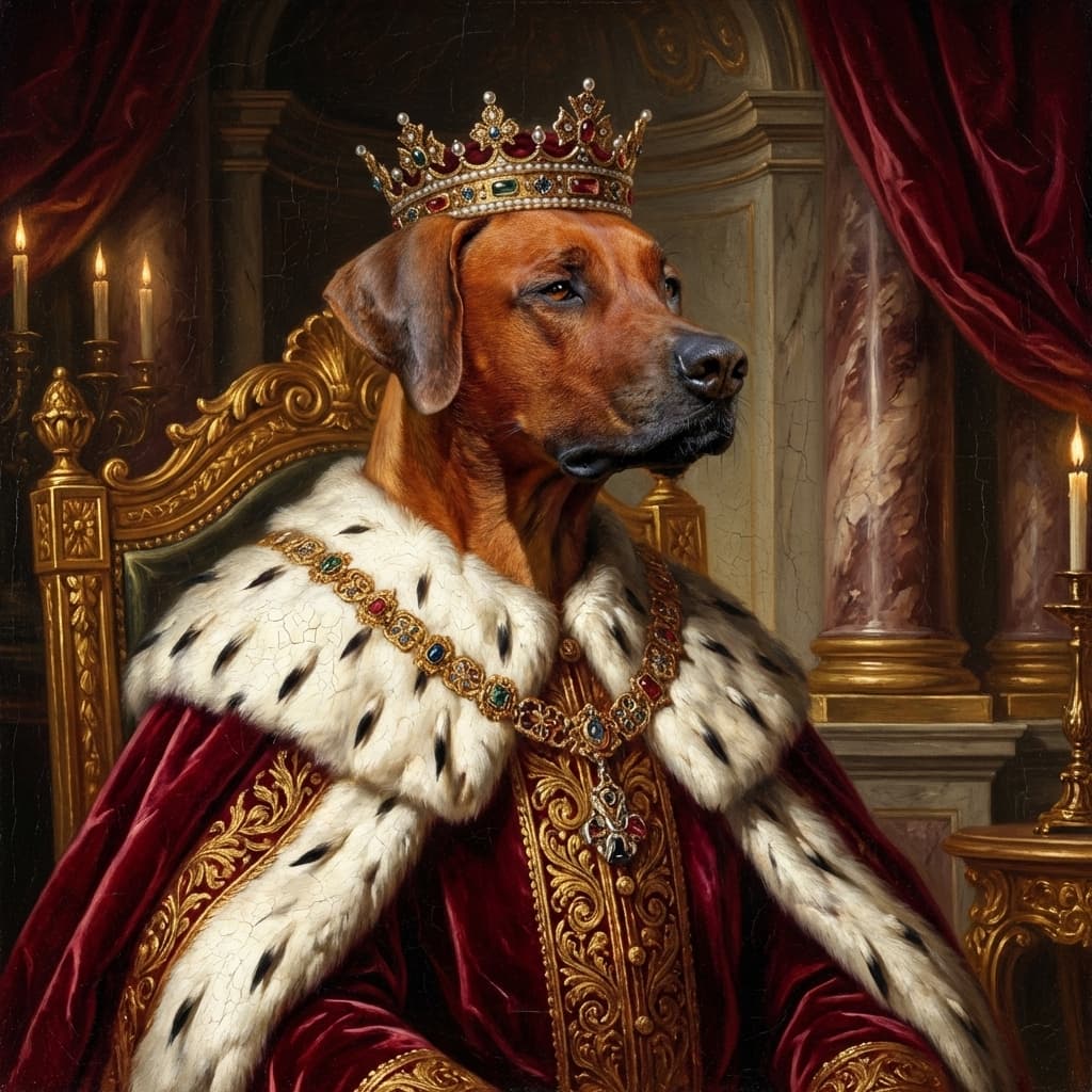 Exklusivt husdjursporträtt